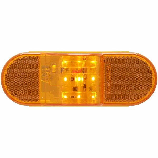 Optronics 10-Led 6in. Yellow E2-Rated Mid-Ship Turn Signal And Intermediate Marker Light STL75AB